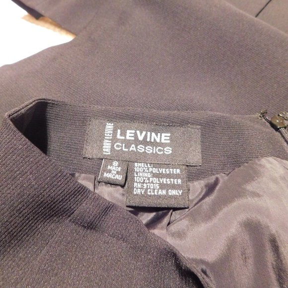 LEVIN CLASSICS by Larry Levine sharp 2 pc business suit sz 8 looks as new - Picture 4 of 7